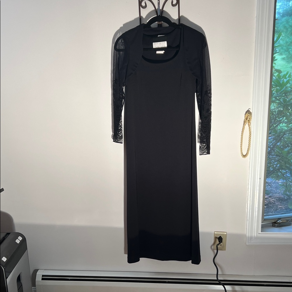 Chic Black Long Sleeve Dress